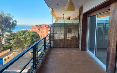 Balcony of Flat to rent in El Masnou  with Heating, Terrace and Oven