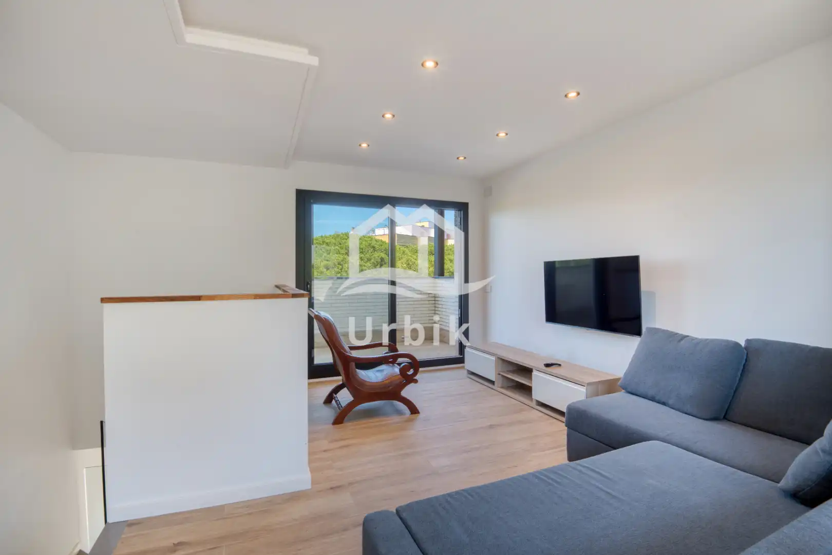 Wohnzimmer von Einfamilien-Reihenhaus zum Verkauf in Castell d'Aro, Platja d'Aro i s'Agaró mit Klimaanlage, Heizung und Terrasse