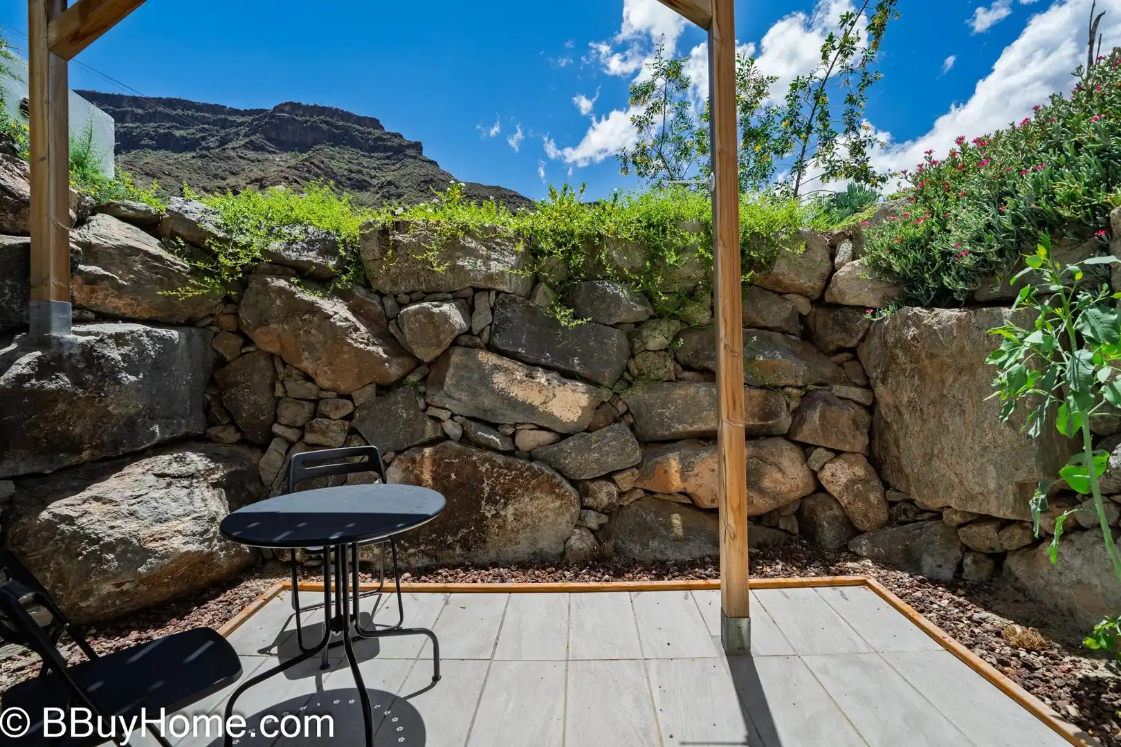 Terrasse von Maisonette zur Miete in Mogán mit Terrasse, Abstellraum und Möbliert