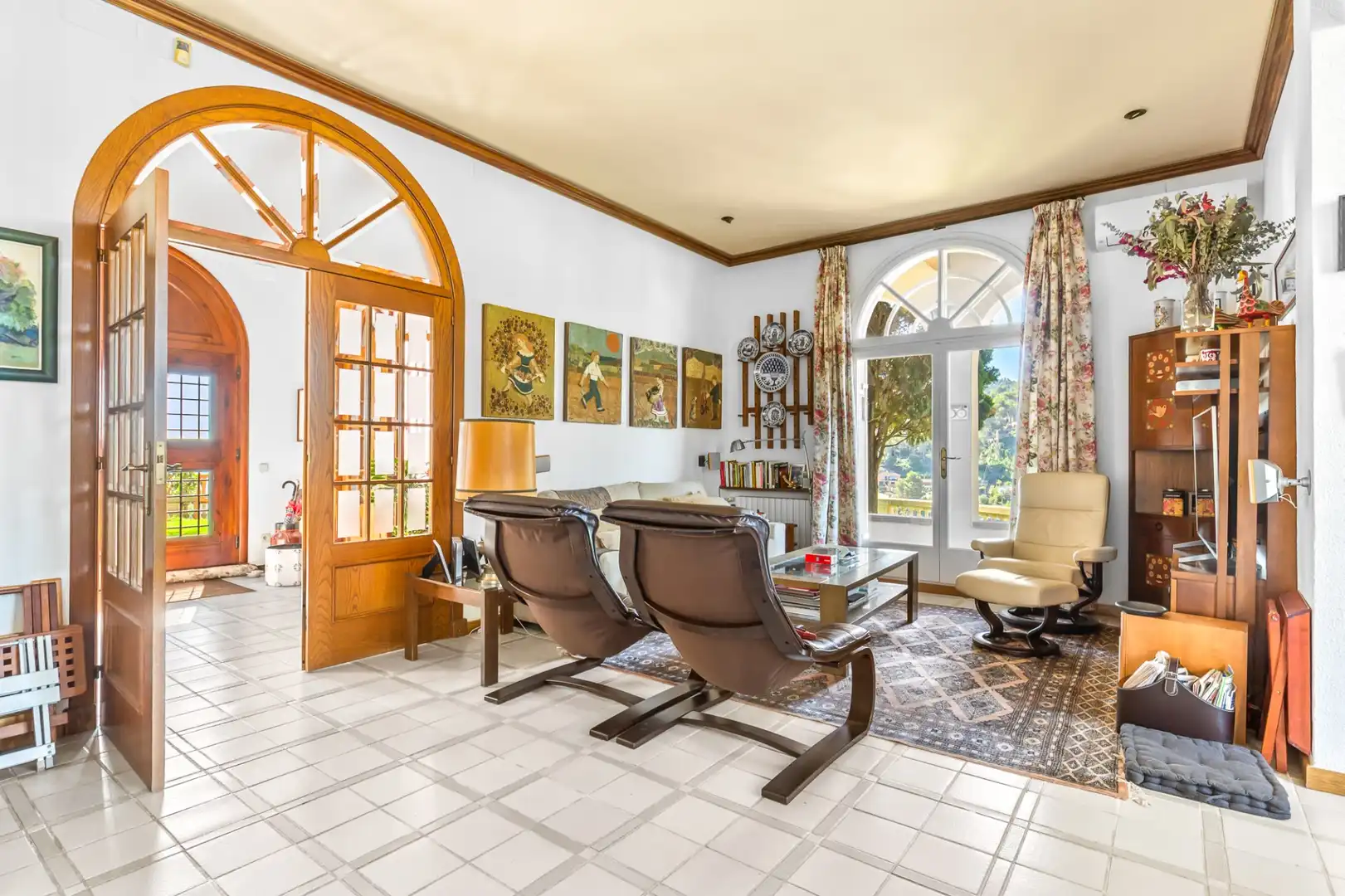 Sala d'estar de Finca rústica en venda en Corbera de Llobregat amb Aire condicionat, Calefacció i Terrassa