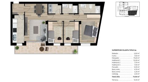 Foto 5 de Piso en venta en Carrer de Montblanc, 39, Poble Nou, Vilafranca del Penedès