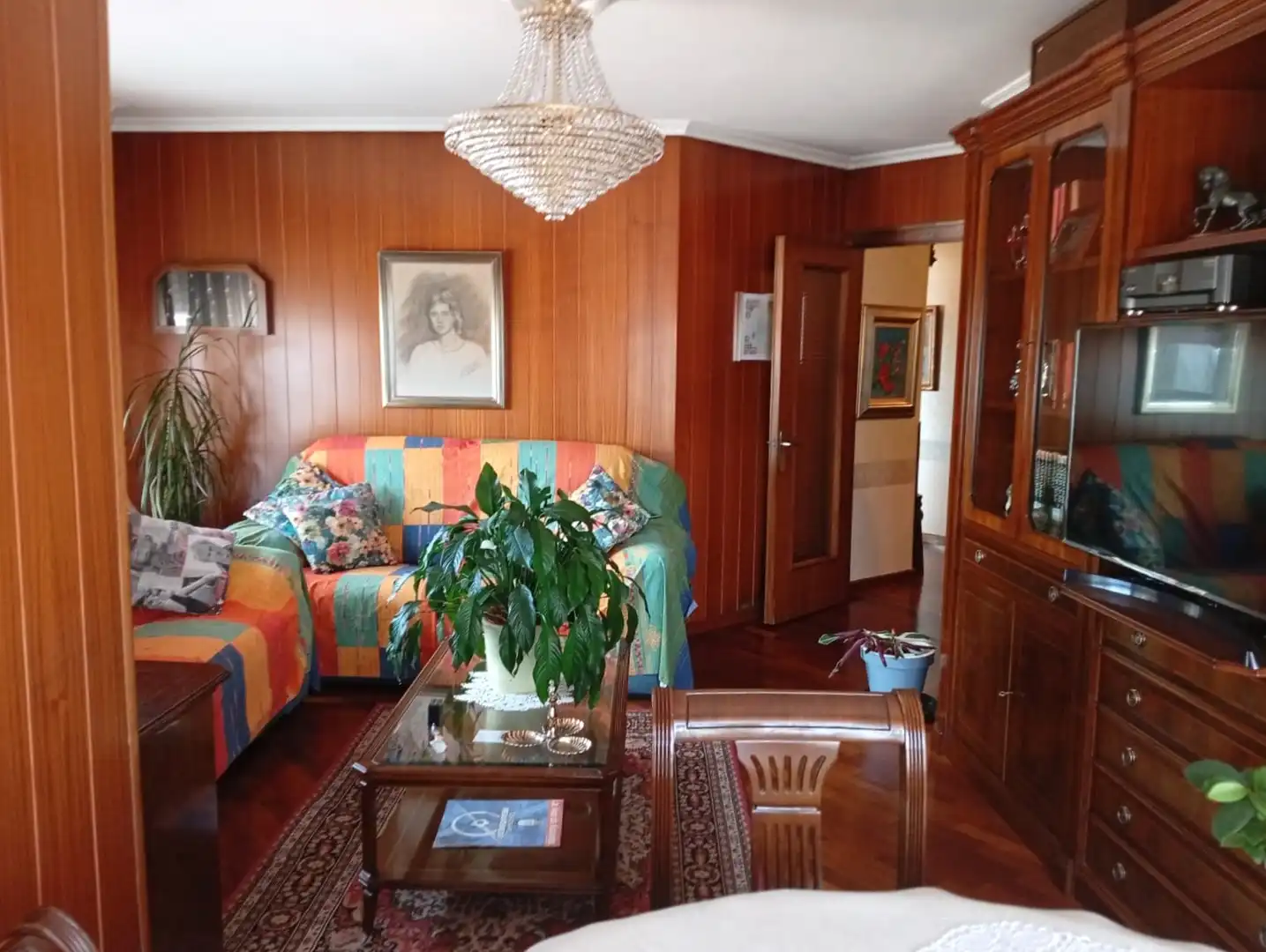 Living room of Attic for sale in Oviedo   with Heating, Parquet flooring and Terrace