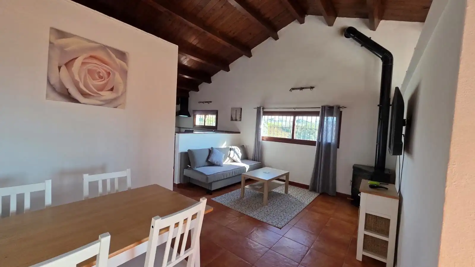 Sala d'estar de Finca rústica en venda en Pizarra