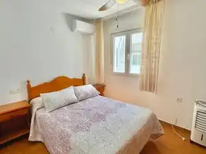 Bedroom of Flat for rent in Almuñécar  with Air Conditioner, Terrace and Furnished
