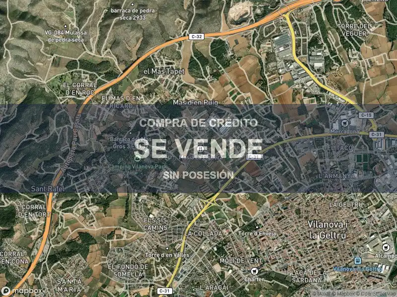 Vista exterior de Piso en venta en Vilanova i la Geltrú