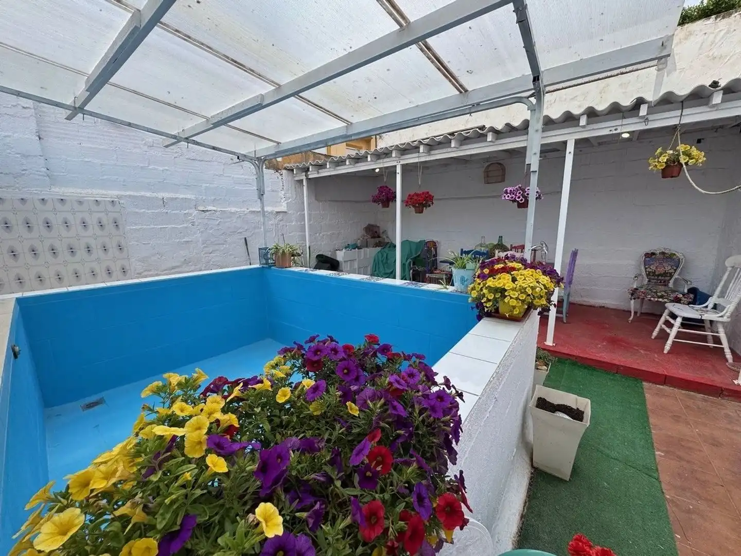 Piscina de Casa o xalet en venda en Garrucha amb Terrassa, Piscina i Moblat