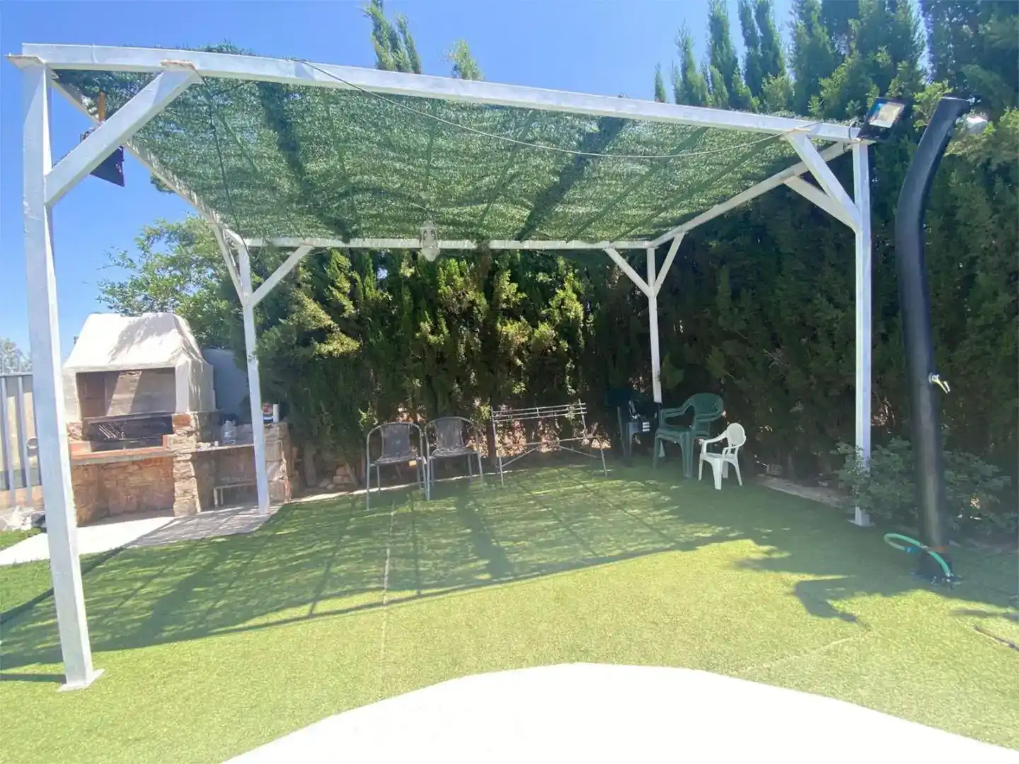 Terrassa de Finca rústica en venda en Vilches amb Jardí privat, Piscina i Moblat
