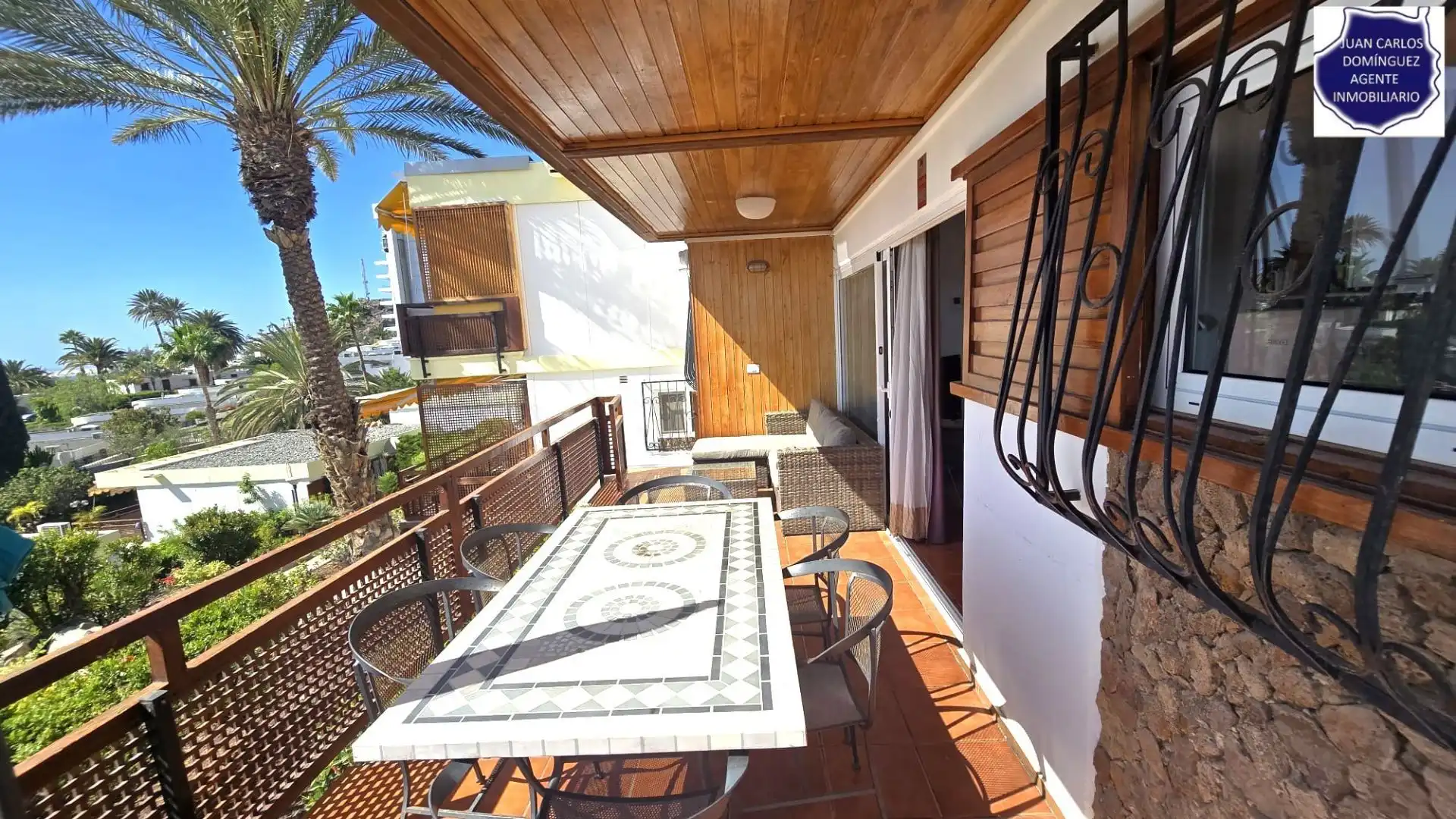 Terrace of Apartments for rent in San Bartolomé de Tirajana  with Terrace, Furnished and Community pool