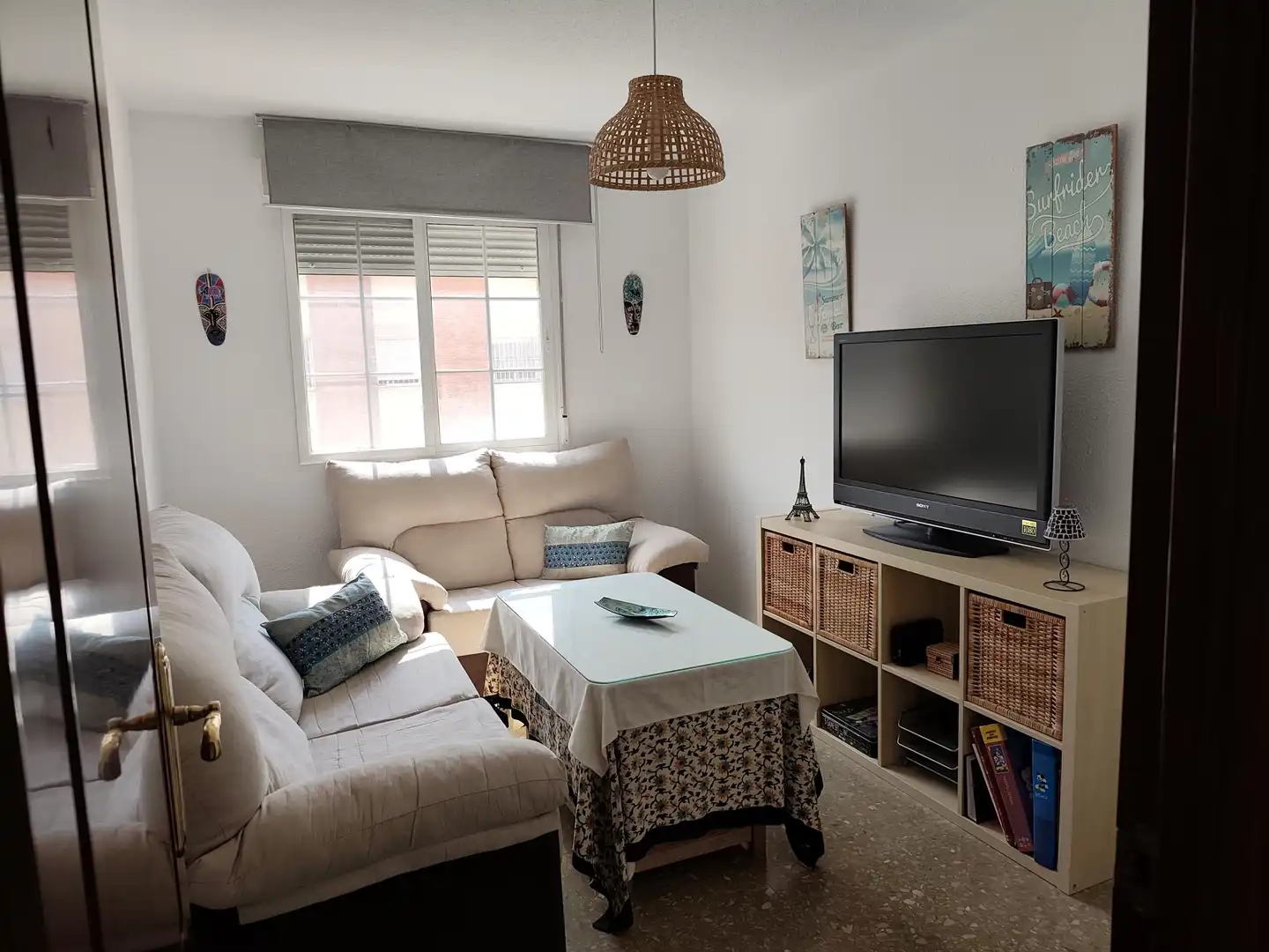 Sala de estar de Apartamento en venta en Ciudad Jardín
