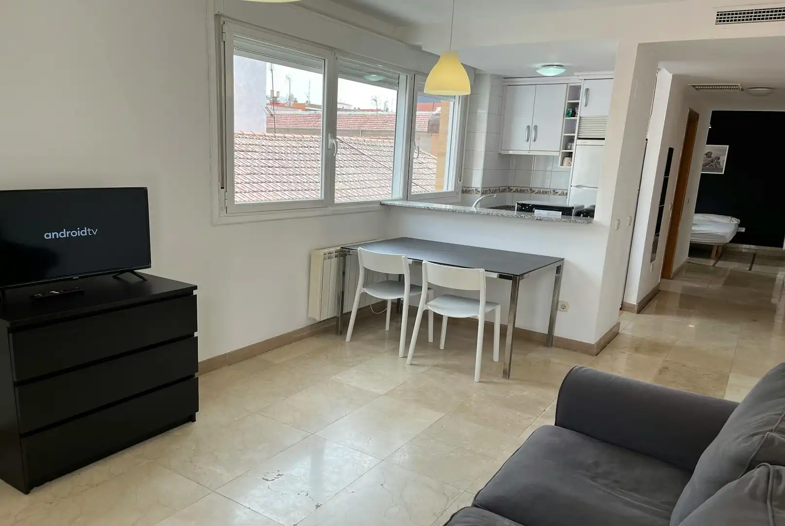 Living room of Flat for rent in Madrid  with Heating, Furnished and Washing machine