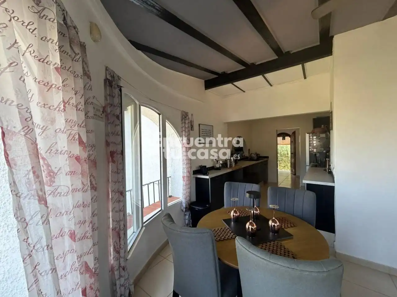 Menjador de Casa o xalet en venda en Benissa amb Calefacció, Jardí privat i Terrassa