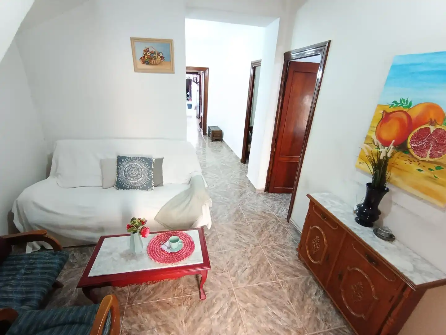 Sala de estar de Casa adosada en venta en Molina de Segura con Aire acondicionado, Terraza y Amueblado