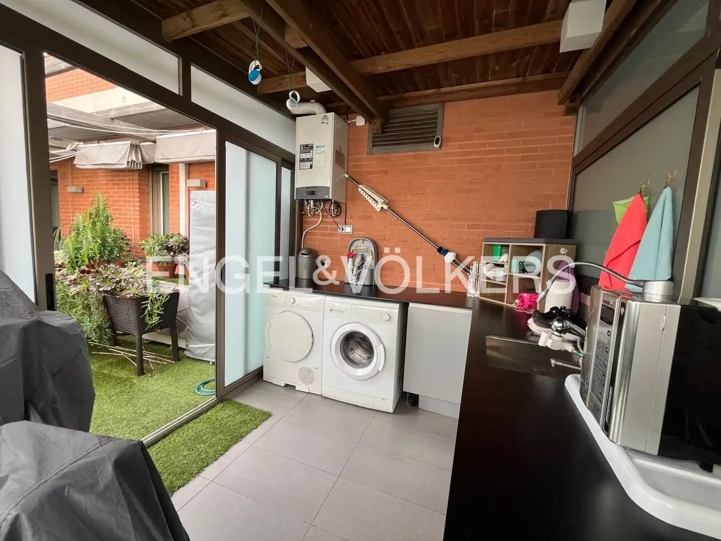 Terraza de Dúplex de alquiler en Valencia con Calefacción