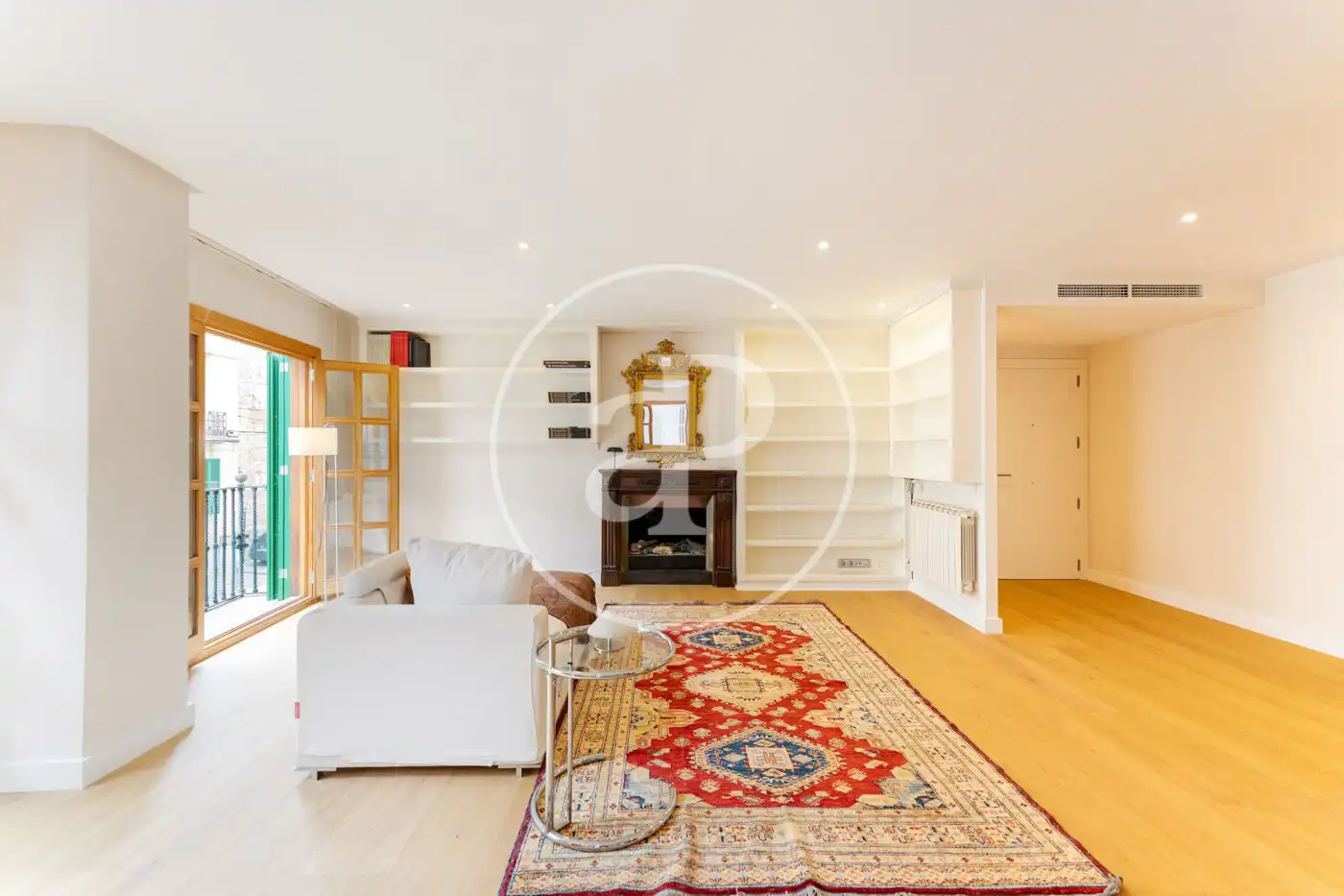 Wohnzimmer von Wohnung zum Verkauf in  Palma de Mallorca mit Klimaanlage, Heizung und Balkon
