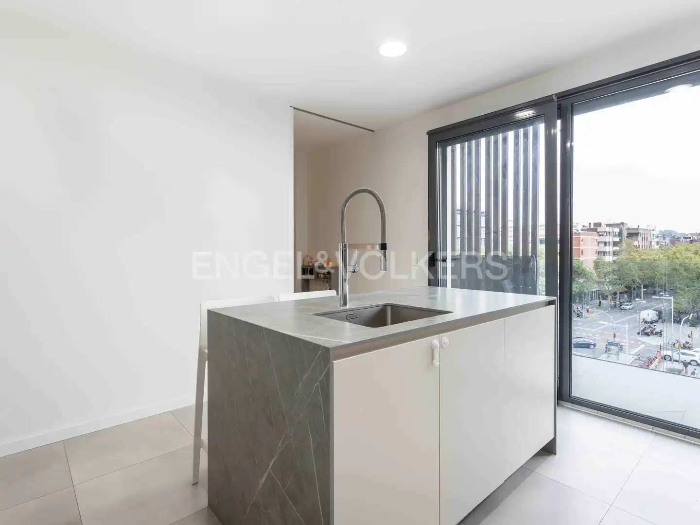 Kitchen of Attic for rent in Barcelona  with Air Conditioner, Heating and Parquet flooring