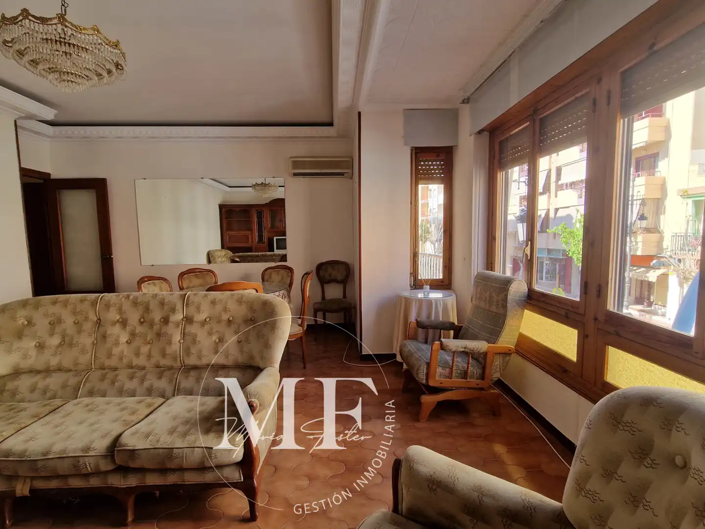 Living room of Flat for sale in El Campello  with Air Conditioner, Terrace and Storage room