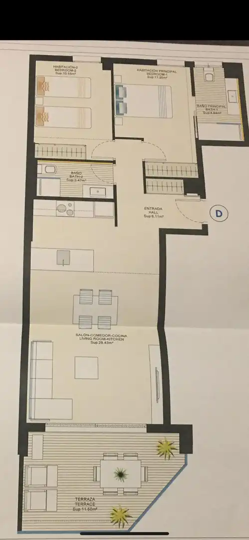 Flat with terrace to rent in Avinguda de la Costa Blanca, imagen 32