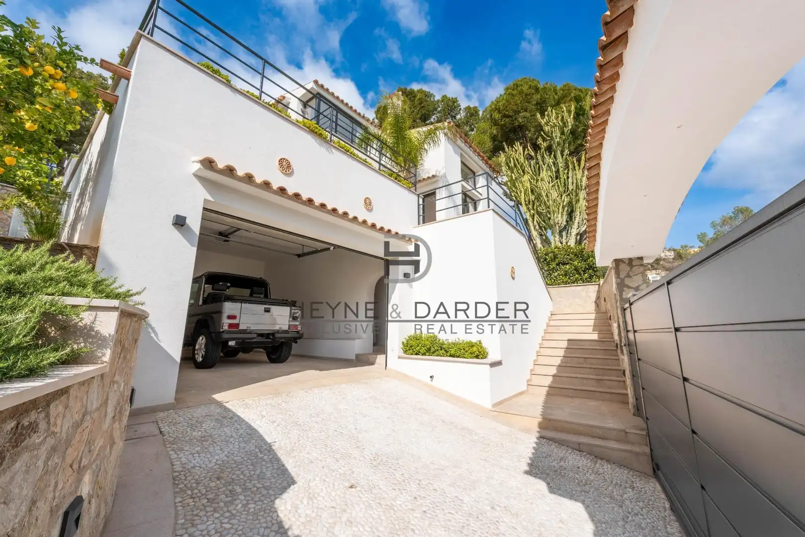 Vista exterior de Casa o chalet en venta en Calvià con Aire acondicionado, Jardín privado y Piscina