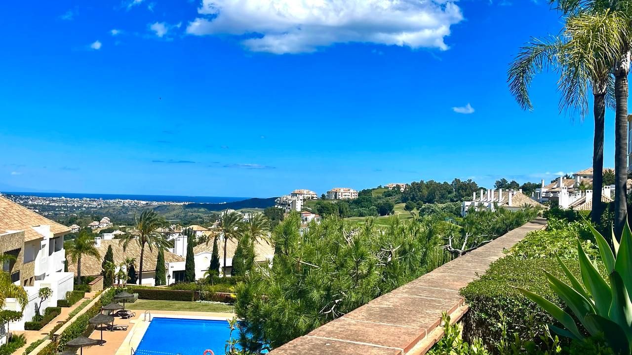 Exterior view of Single-family semi-detached for sale in Mijas  with Air Conditioner, Private garden and Terrace