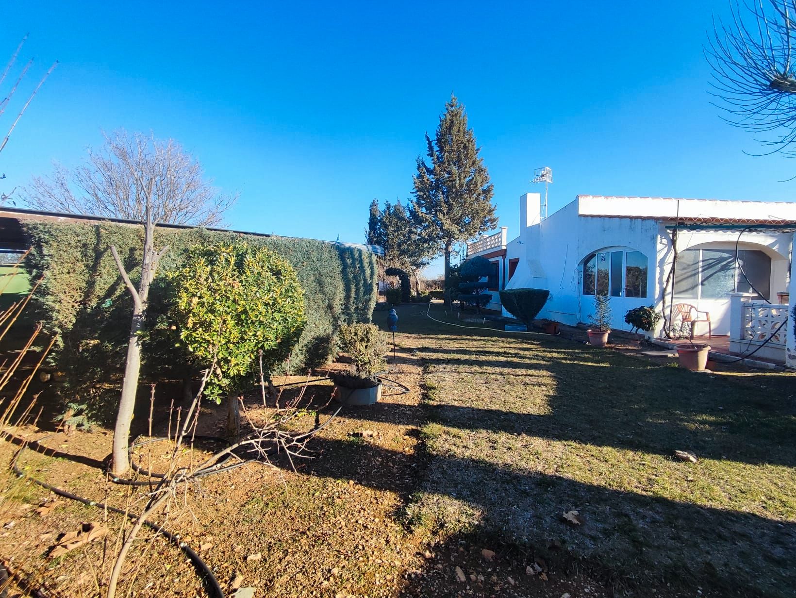 Garden of House or chalet for sale in Manzanares  with Air Conditioner, Private garden and Terrace