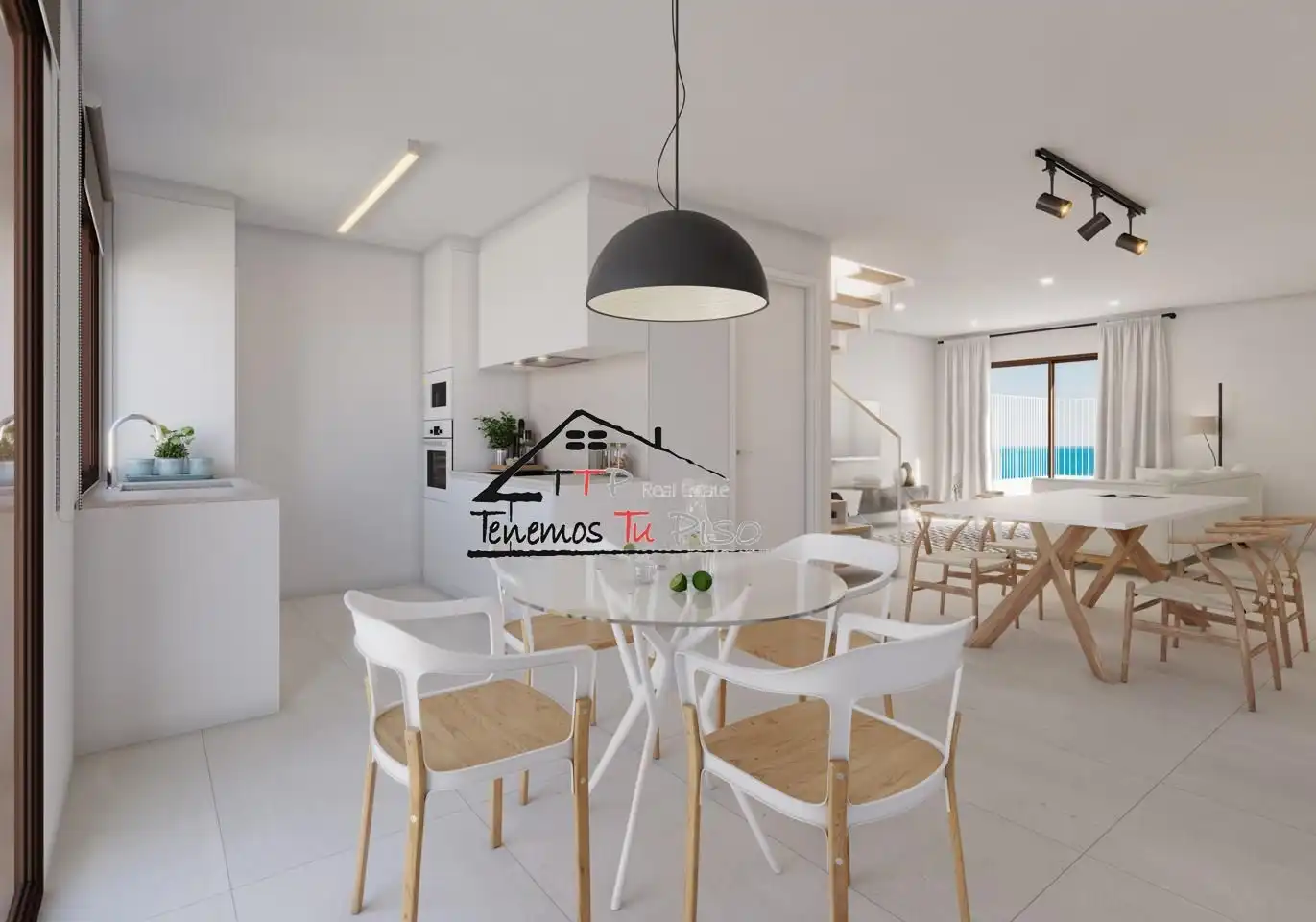 Menjador de Casa o xalet en venda en Vinaròs amb Aire condicionat, Jardí privat i Terrassa