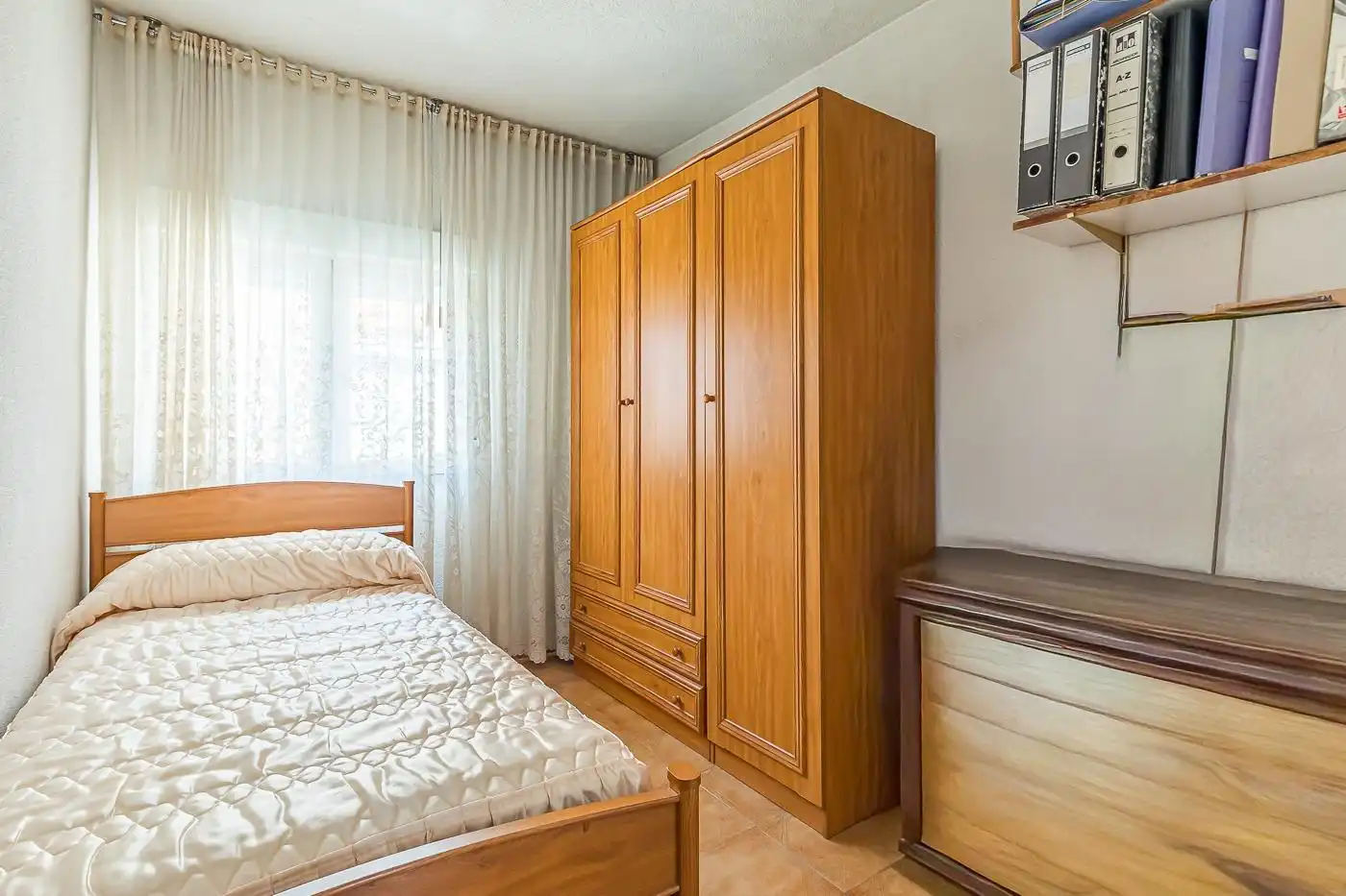 Bedroom of Flat for sale in Madrid  with Air Conditioner
