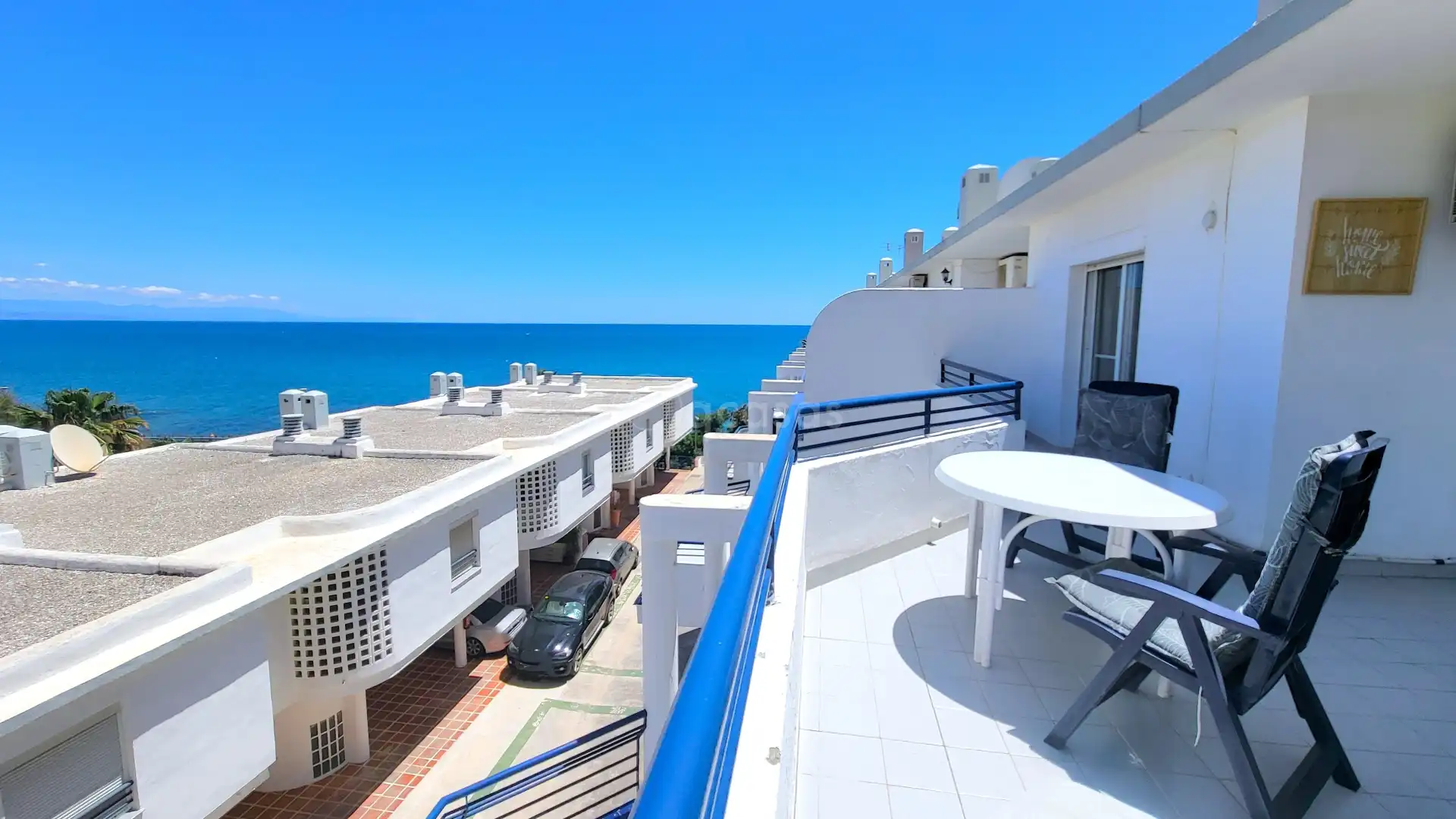 Terrasse von Einfamilien-Reihenhaus zum Verkauf in Mijas mit Klimaanlage, Heizung und Terrasse