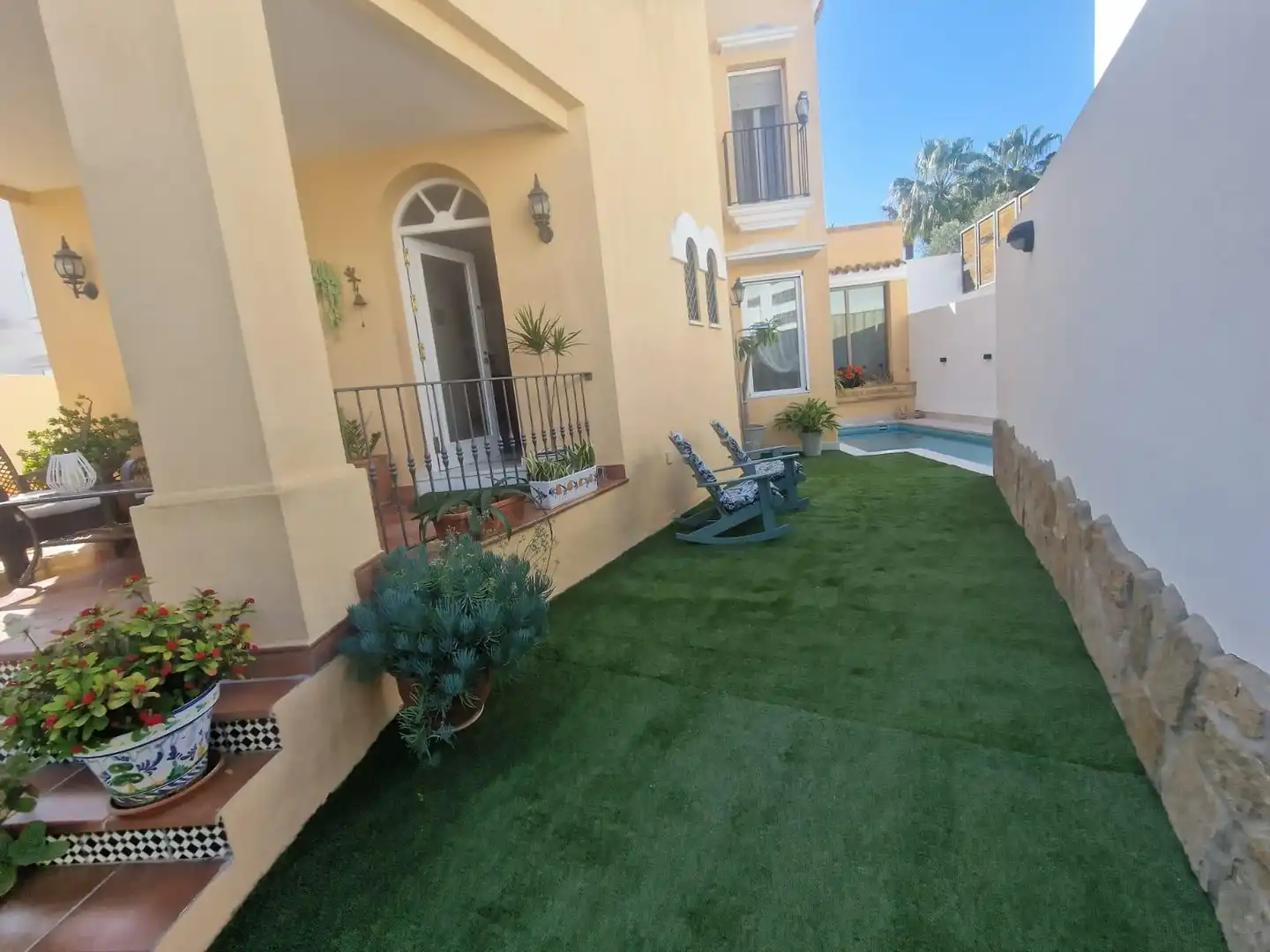 Terrassa de Casa o xalet en venda en San Fernando amb Aire condicionat, Calefacció i Jardí privat