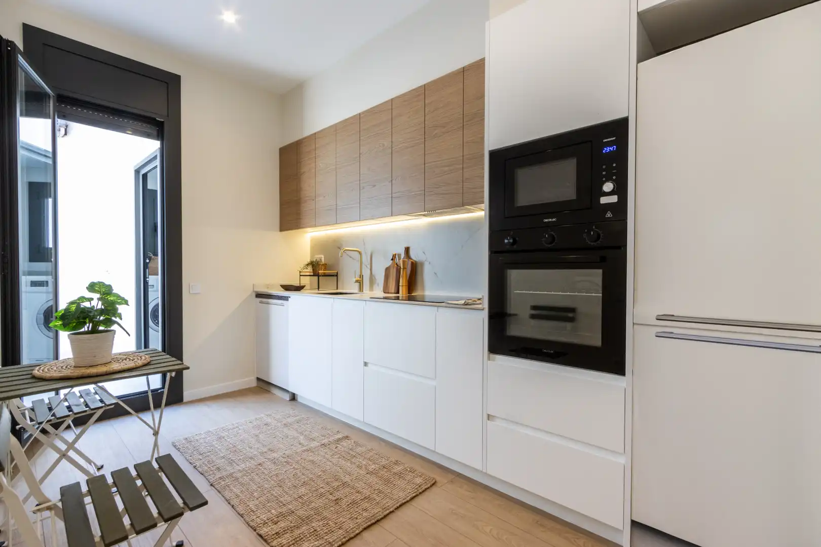Küche von Wohnung zum Verkauf in Terrassa mit Klimaanlage, Heizung und Terrasse