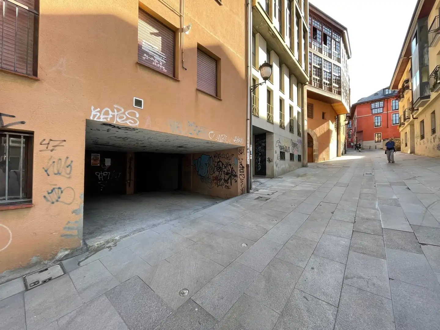 Vista exterior de Garaje en venta en Ponferrada