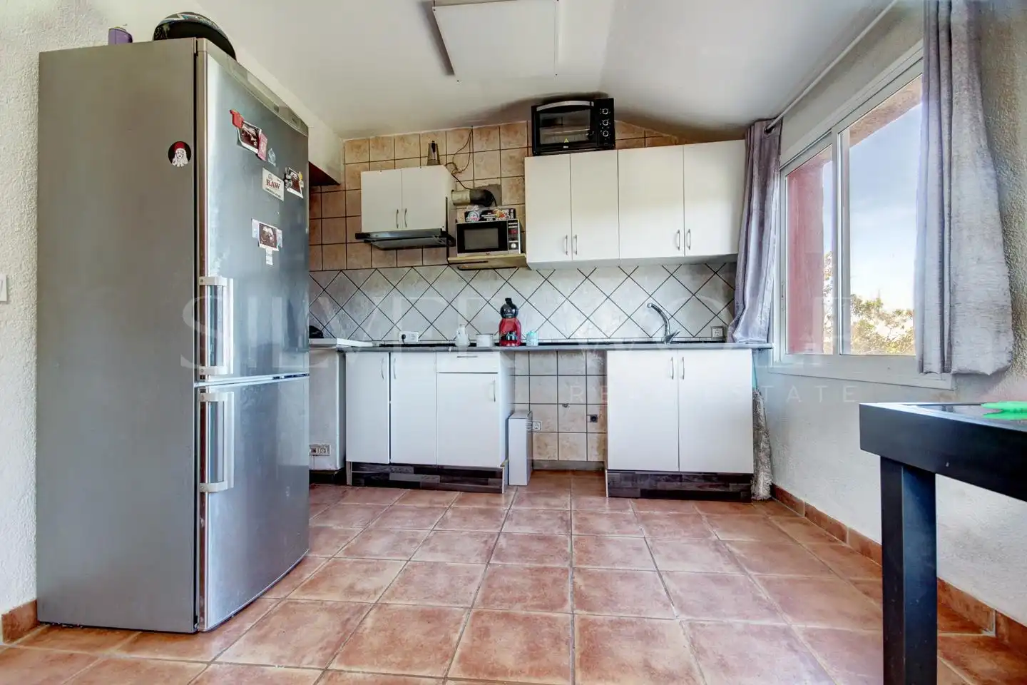 Cuina de Casa o xalet en venda en Pontons amb Jardí privat, Terrassa i Traster