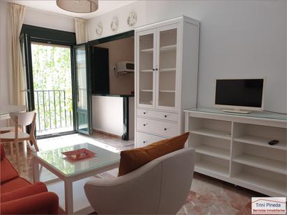 Sala d'estar de Apartament en venda en  Sevilla Capital amb Aire condicionat, Moblat i Rentadora