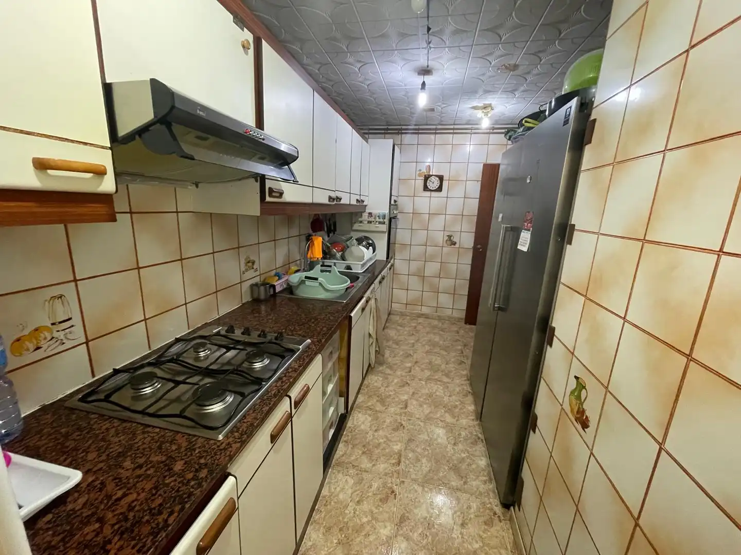 Küche von Maisonette zum Verkauf in Badalona mit Klimaanlage, Heizung und Terrasse