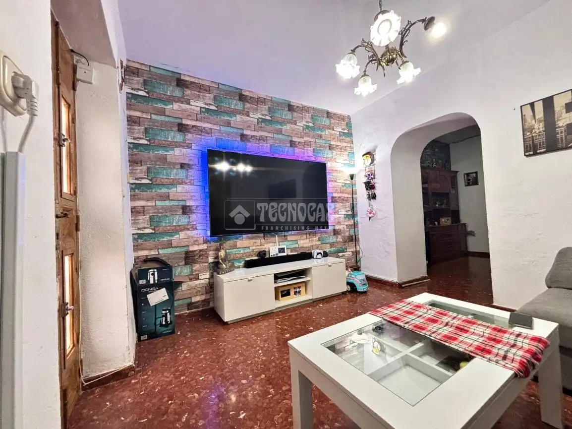 Sala de estar de Casa adosada en venta en Almogía con Aire acondicionado