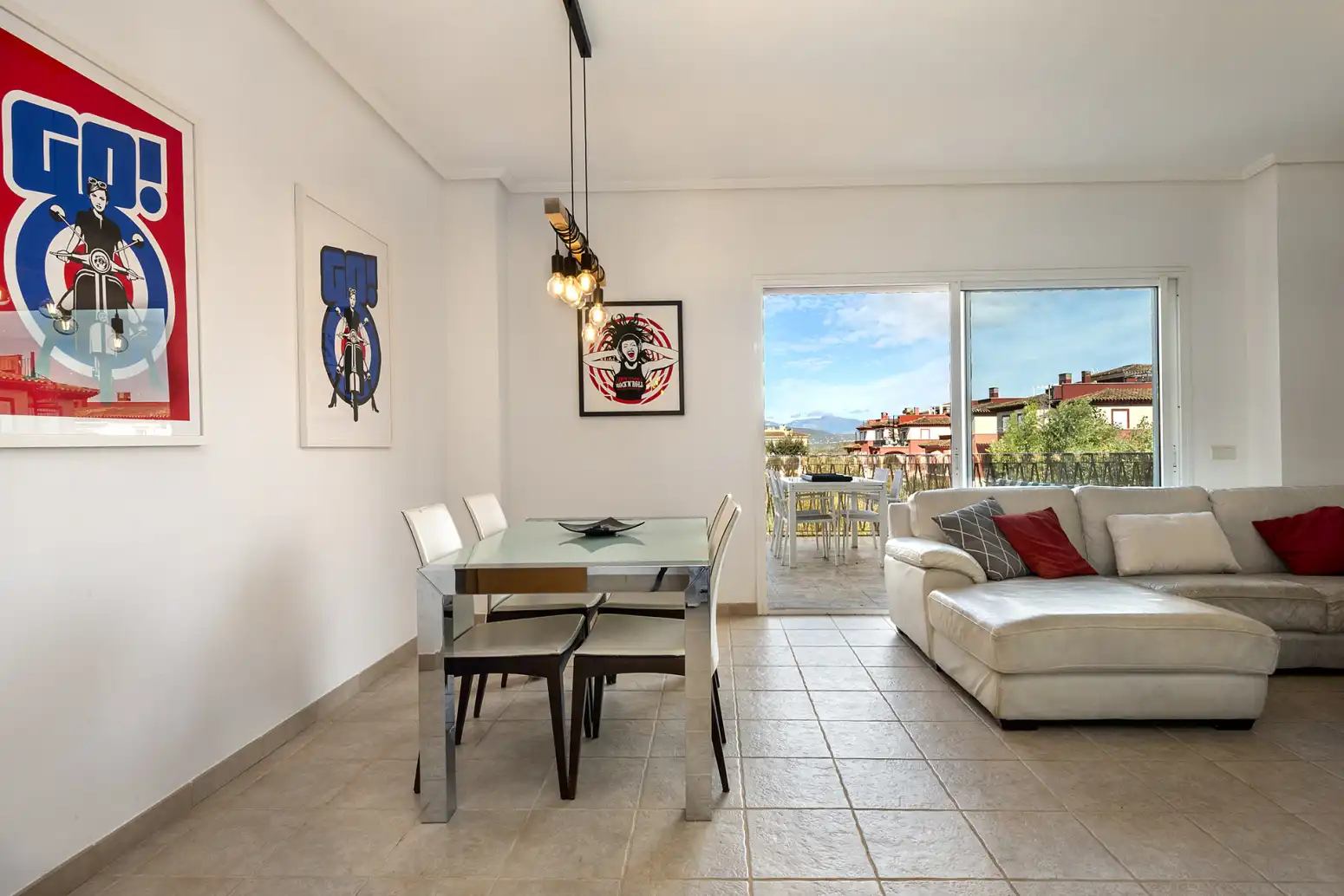 Comedor de Ático en venta en  Palma de Mallorca con Aire acondicionado, Calefacción y Jardín privado