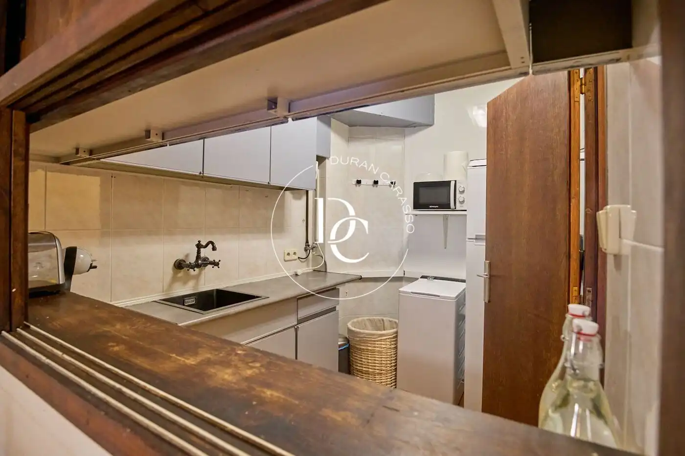 Cocina de Piso en venta en Alp con Calefacción, Terraza y Amueblado