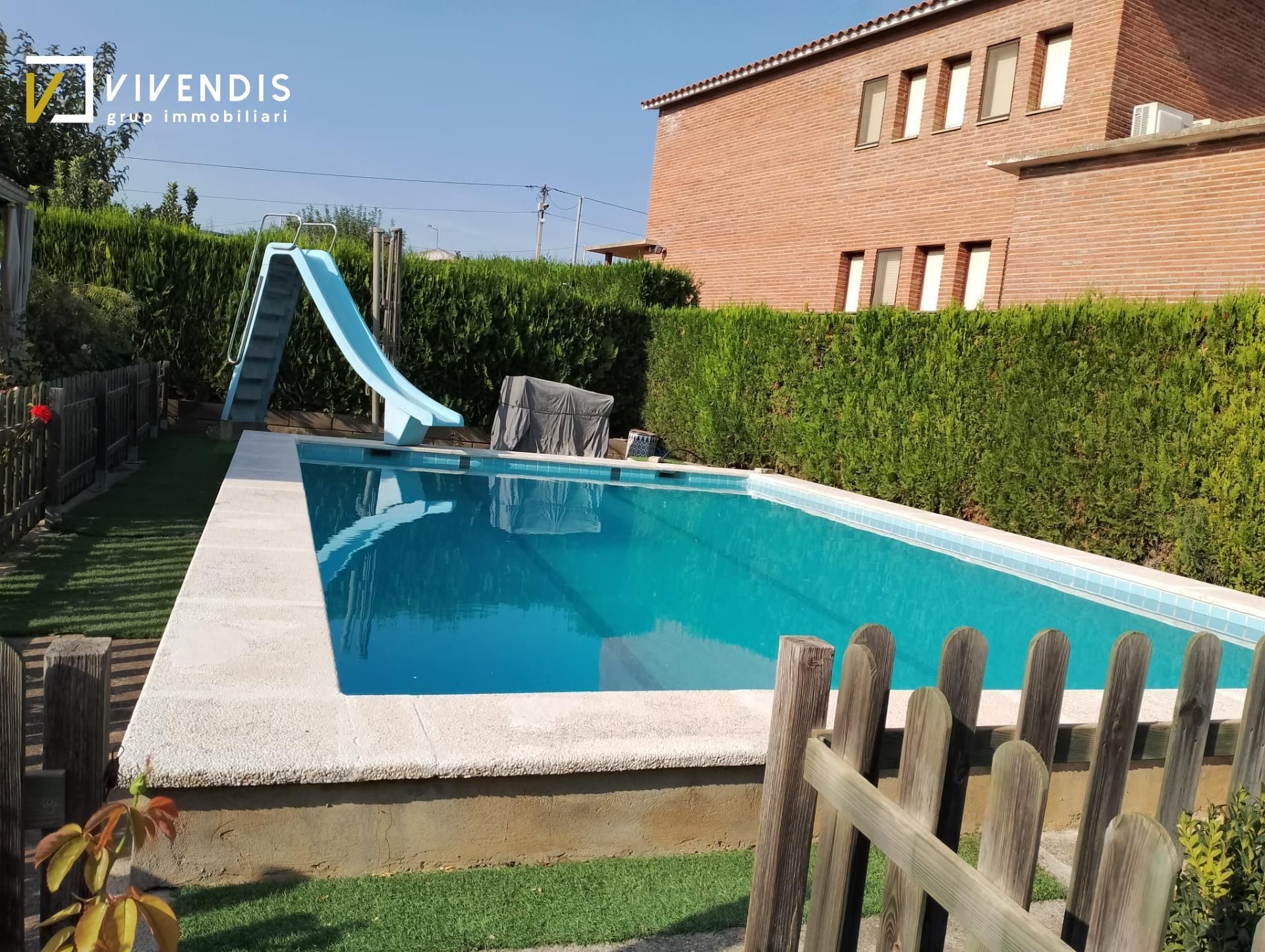 Piscina de Casa o xalet en venda en Alguaire amb Aire condicionat, Calefacció i Jardí privat