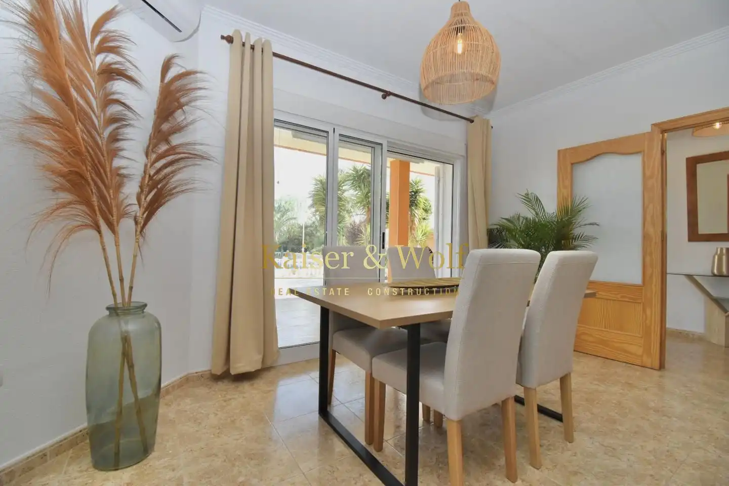 Dining room of Houses for sale in Elche / Elx  with Air Conditioner, Private garden and Terrace