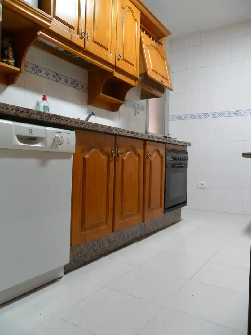 Cuina de Pis de lloguer en Granada amb Terrassa i Moblat