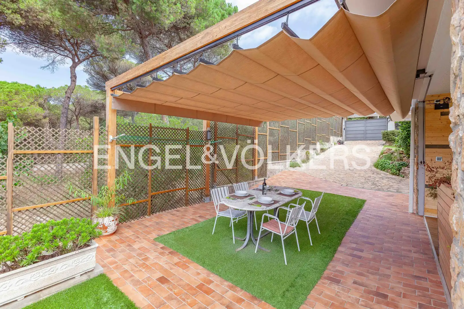 Terraza de Casa o chalet de alquiler en Llinars del Vallès con Aire acondicionado, Calefacción y Jardín privado