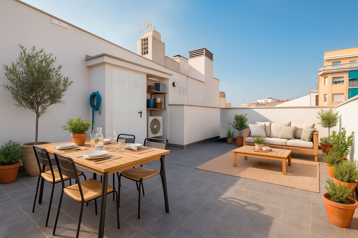 Terrace of Attic for sale in Mollet del Vallès  with Air Conditioner, Heating and Terrace