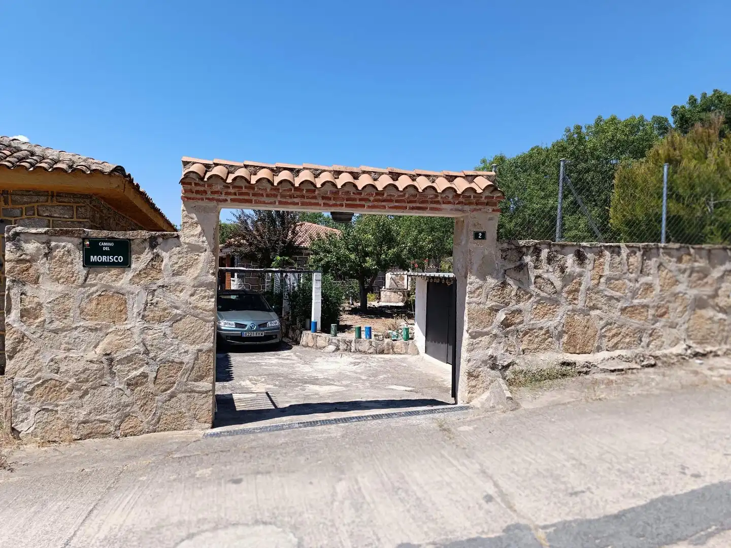 Vista exterior de Casa o chalet en venta en Navatalgordo con Calefacción, Jardín privado y Terraza