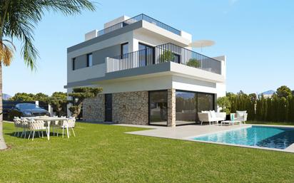 Vista exterior de Casa o xalet en venda en Rojales amb Jardí privat i Piscina