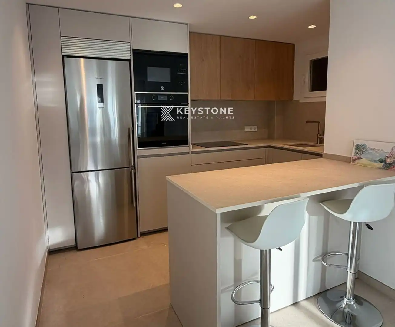 Kitchen of Flat for rent in  Palma de Mallorca  with Air Conditioner, Terrace and Swimming Pool