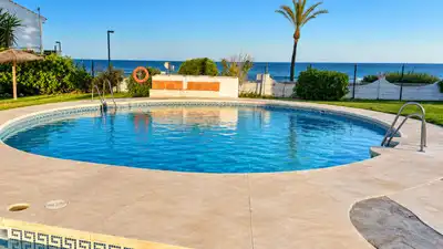 Piscina de Apartament en venda en Mijas pueblo