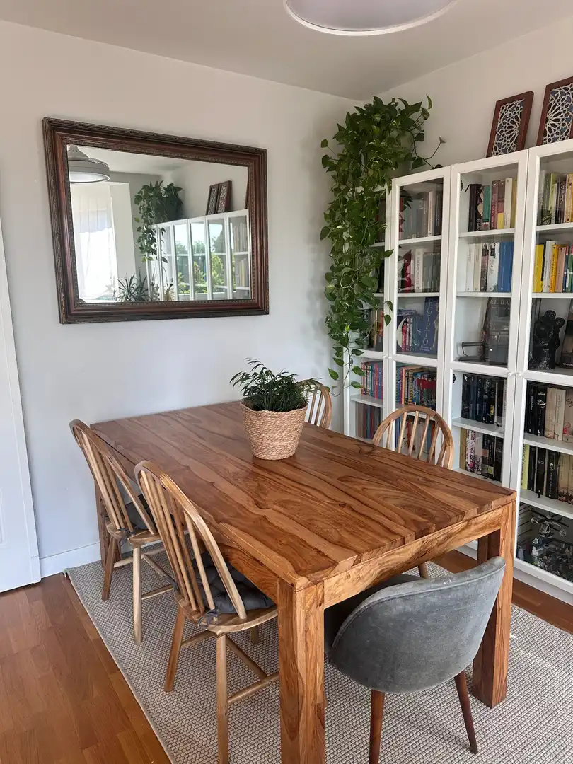 Dining room of Flat for sale in Madrid  with Air Conditioner, Parquet flooring and Storage room