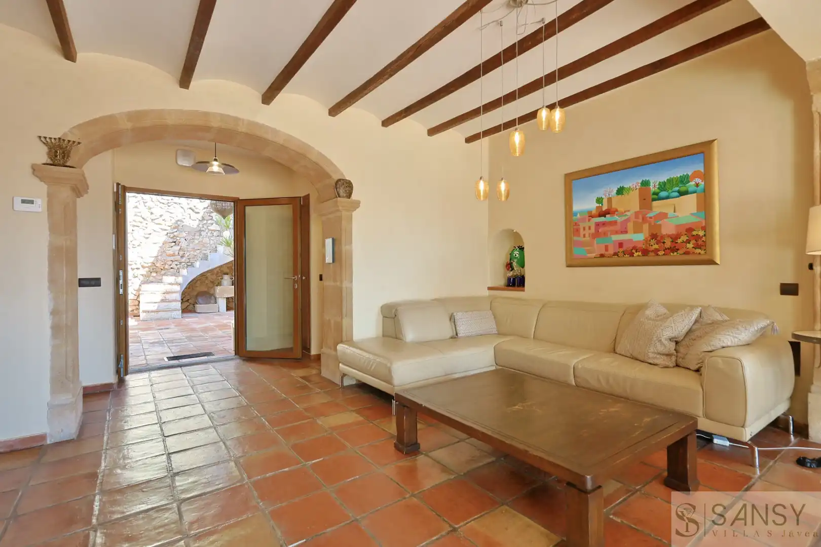 Living room of Houses for sale in Jávea / Xàbia  with Air Conditioner, Heating and Terrace