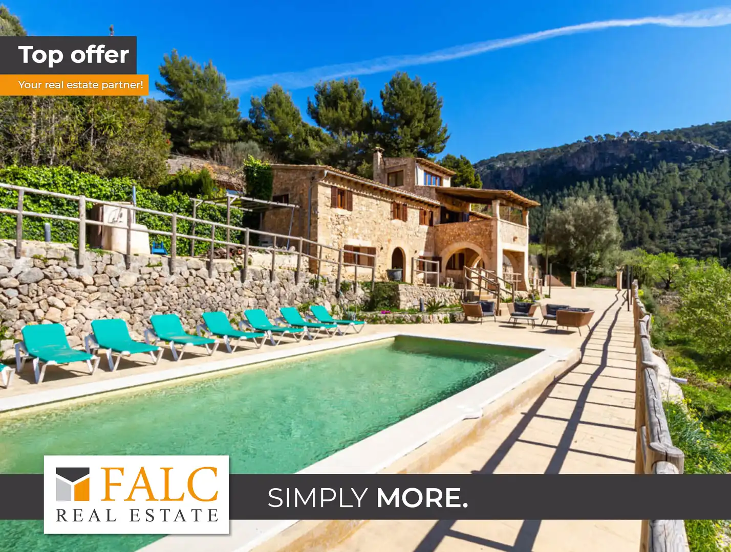 Country house with pool for sale in Bunyola