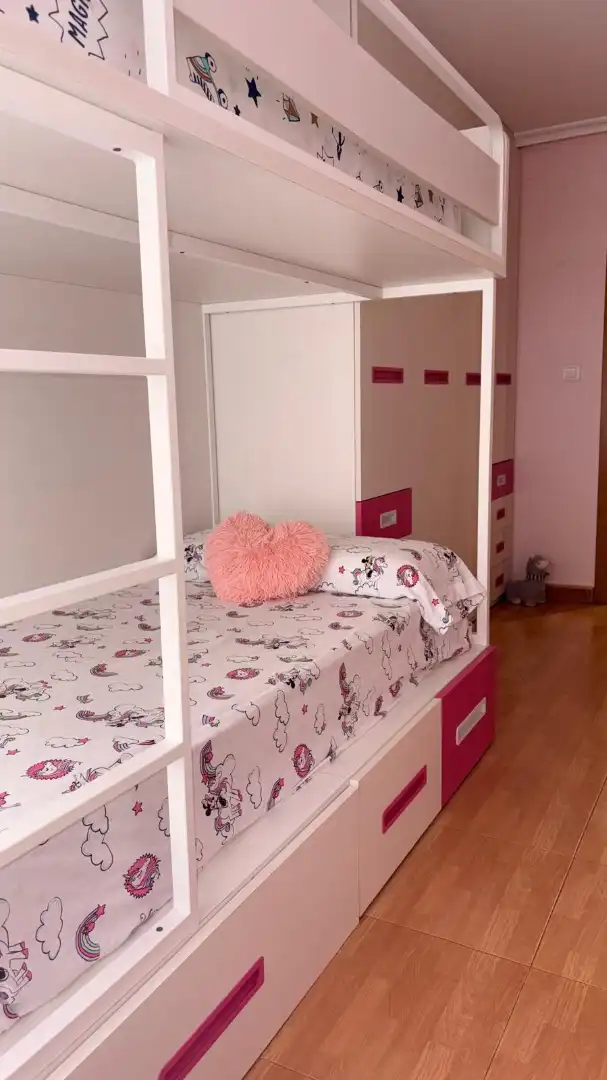 Schlafzimmer von Wohnung zur Miete in Santa Pola mit Klimaanlage, Abstellraum und Möbliert
