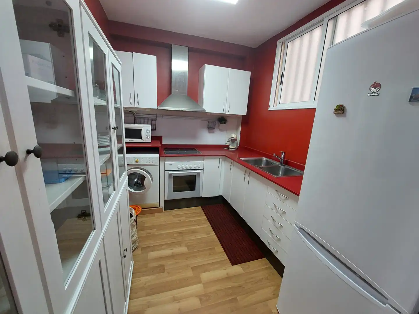 Cocina de Apartamento de alquiler en Telde con Amueblado, Horno y Lavadora